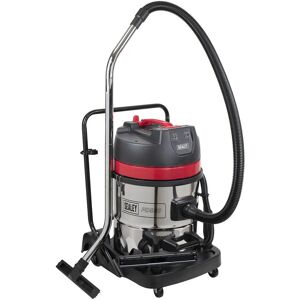Sealey PC460 Vacuum Cleaner - 60L Stainless Steel - Wet & Dry Sealey PC460 Vacuum Cleaner - 60L Stainless Steel - Wet & Dry