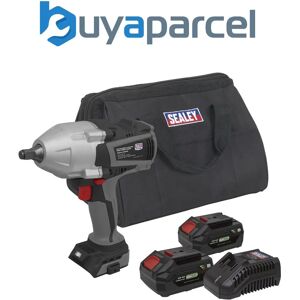 Sealey Premier Cordless Impact Wrench Kit 20v Sv20 Series - 2 Batteries Sealey Premier Cordless Impact Wrench Kit 20v Sv20 Series - 2 Batteries