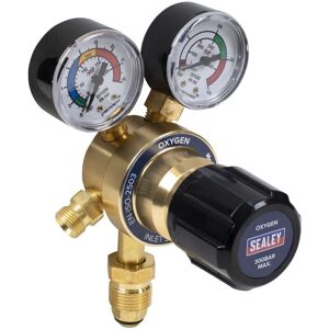 Sealey SGA30 Oxygen Regulator - Twin Gauge, BS EN ISO 2503 Sealey SGA30 Oxygen Regulator - Twin Gauge, BS EN ISO 2503