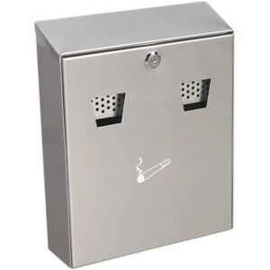 Sealey Rcb02 Wall-Mounting Stainless Steel Cigarette Bin Sealey Rcb02 Wall-Mounting Stainless Steel Cigarette Bin