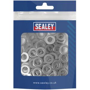 Sealey Stainless Steel Flat Washer M8 - 100 Pieces Sealey Stainless Steel Flat Washer M8 - 100 Pieces