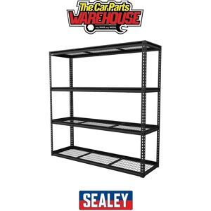 Sealey Apmr1 Modular Racking - 4 Shelves 300kg - Heavy-Duty Storage Sealey Apmr1 Modular Racking - 4 Shelves 300kg - Heavy-Duty Storage