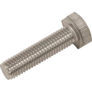 Sealey S1040 Stainless Steel Hex Head Set Screw - M10 X 40 - Pack Of 25 Sealey S1040 Stainless Steel Hex Head Set Screw - M10 X 40 - Pack Of 25