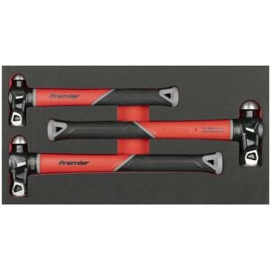 Sealey Ak2033 Premier Ball Pein Hammer Set - Drop Forged Steel Sealey Ak2033 Premier Ball Pein Hammer Set - Drop Forged Steel
