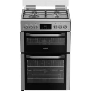 Hotpoint HDG6GDCWX Gas Cooker - Stainless Steel Hotpoint HDG6GDCWX Gas Cooker - Stainless Steel