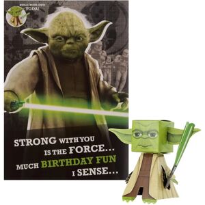 Biglietto di compleanno Yoda Star Wars Hallmark - Cartolina di auguri Biglietto di compleanno Yoda Star Wars Hallmark - Cartolina di auguri