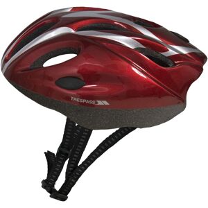 Trespass Youth Unisex Metallic Red Cycling Helmet - 48/52cm Trespass Youth Unisex Metallic Red Cycling Helmet - 48/52cm