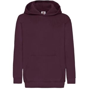 Fruit Of The Loom Kinder unisex hoodie - 14-15 jaar - Bourgogne Fruit Of The Loom Kinder unisex hoodie - 14-15 jaar - Bourgogne