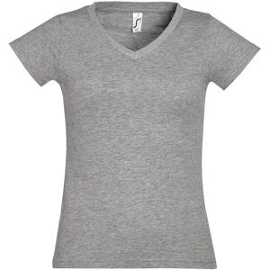 Sols Womens Moon V Neck Short Sleeve T-Shirt - Cotton - S Sols Womens Moon V Neck Short Sleeve T-Shirt - Cotton - S