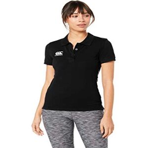 Canterbury Waimak Short Sleeve Pique Polo Shirt - Black - Size 16 Canterbury Waimak Short Sleeve Pique Polo Shirt - Black - Size 16