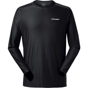 Berghaus Mens 24/7 Base Long Sleeve Crew T-Shirt - Black - T-Shirt Berghaus Mens 24/7 Base Long Sleeve Crew T-Shirt - Black - T-Shirt