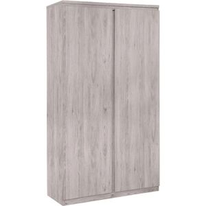 Jupiter Grey Oak 2-Door Wardrobe - Wardrobe Jupiter Grey Oak 2-Door Wardrobe - Wardrobe