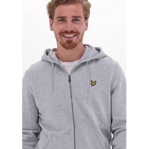 Lyle & Scott Men's Grey Zip Through Hoodie - Regular Fit - Hooded Top Lyle & Scott Men's Grey Zip Through Hoodie - Regular Fit - Hooded Top