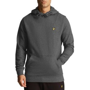 Lyle & Scott Mens Pullover Hoodie - Charcoal Marl - Regular Fit - Hoodie - Casual - Men Lyle & Scott Mens Pullover Hoodie - Charcoal Marl - Regular Fit - Hoodie - Casual - Men