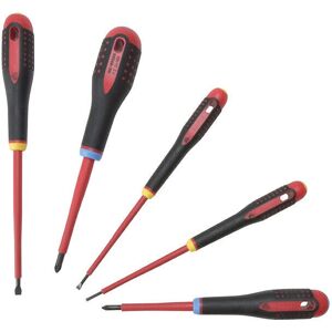 Bahco Be-9882s Insulated Screwdriver Set - Electrician - 5 Pc Bahco Be-9882s Insulated Screwdriver Set - Electrician - 5 Pc
