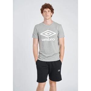 Umbro Grote Logo Grijze Heren T-Shirt - T-Shirt Umbro Grote Logo Grijze Heren T-Shirt - T-Shirt
