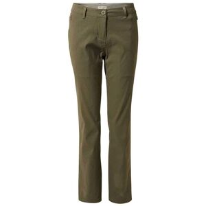 Craghoppers Womens Kiwi II Pro Smart Dry Walking Trousers - Khaki Craghoppers Womens Kiwi II Pro Smart Dry Walking Trousers - Khaki