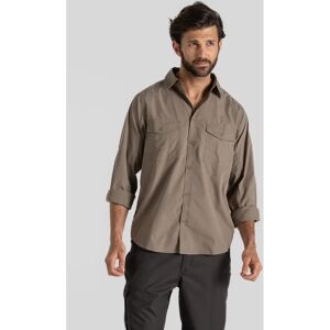 Craghoppers Mens Kiwi Long Sleeve Nosi Defence Shirt Pebble - Chest 42" Craghoppers Mens Kiwi Long Sleeve Nosi Defence Shirt Pebble - Chest 42"