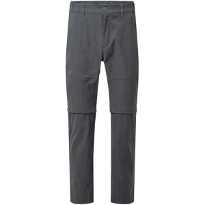 Craghoppers Mens Kiwi Pro II Convertible Dark Lead Trousers Craghoppers Mens Kiwi Pro II Convertible Dark Lead Trousers
