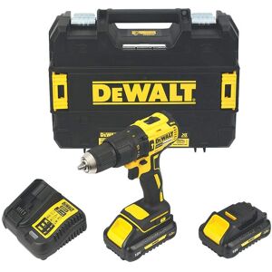 Taladro inalámbrico DeWalt 18V Sin escobillas 2 baterías caja Taladro inalámbrico DeWalt 18V Sin escobillas 2 baterías caja