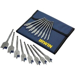 IRWIN Blue Groove 4X Flat Bit Set - 17 Piece - Flat Bit Set IRWIN Blue Groove 4X Flat Bit Set - 17 Piece - Flat Bit Set