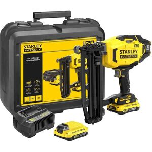 Stanley FATMAX SFMCN616D2K-GB Nailer - Cordless, 16-Gauge Finish Stanley FATMAX SFMCN616D2K-GB Nailer - Cordless, 16-Gauge Finish