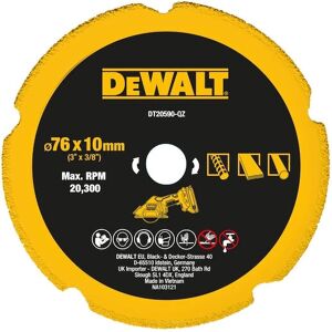 DeWALT DT20590-QZ Diamond Blade - Multimaterial 76mm DeWALT DT20590-QZ Diamond Blade - Multimaterial 76mm