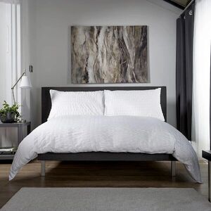 Lyndon Stamford Double Duvet Set - Cotton, White, 180TC Lyndon Stamford Double Duvet Set - Cotton, White, 180TC