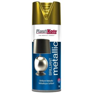 PlastiKote 440.0000160.076 Spray Métallique Doré - Peinture en aérosol - Publicité PlastiKote 440.0000160.076 Spray Métallique Doré - Peinture en aérosol - Publicité