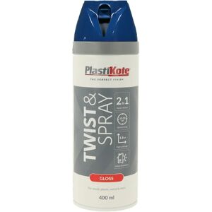 PlastiKote Plasti-Kote PKT21111 Twist & Spray Brillant Pacific Blue - Peinture en spray - Publicité PlastiKote Plasti-Kote PKT21111 Twist & Spray Brillant Pacific Blue - Peinture en spray - Publicité