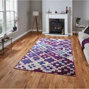 Aspect - Rug257 - Vintage Geometric - Check Pattern - Rug Aspect - Rug257 - Vintage Geometric - Check Pattern - Rug