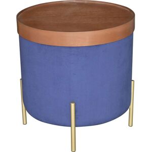 Aspect Valentine Round Ottoman with Tray Top - Ottoman Aspect Valentine Round Ottoman with Tray Top - Ottoman