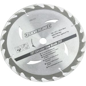 Silverline 190mm x 16mm TCT Circular Saw Blades Pack x3 - Circular Saw Blades Silverline 190mm x 16mm TCT Circular Saw Blades Pack x3 - Circular Saw Blades