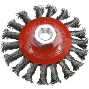 Silverline 100mm Steel Wire Brush - Angle Grinder Accessory Silverline 100mm Steel Wire Brush - Angle Grinder Accessory