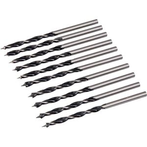 Lot de 10 Mèches Silverline 3mm - Bois - Publicité Lot de 10 Mèches Silverline 3mm - Bois - Publicité