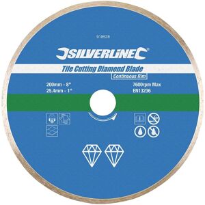Silverline Tile Cutting Diamond Blade - 254mm Silverline Tile Cutting Diamond Blade - 254mm