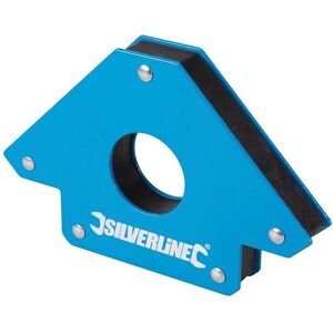 Silverline Welding Magnet - 125mm, 20kg, Steel, 45°-135° - Welding Magnet Silverline Welding Magnet - 125mm, 20kg, Steel, 45°-135° - Welding Magnet