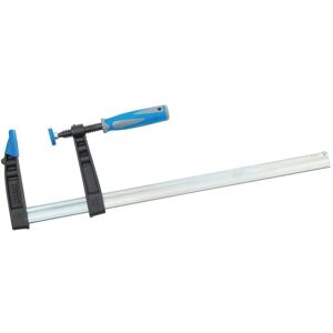 Silverline F-clamp Heavy Duty - 600 x 80mm - Steel jaws - Square threaded - Woodwork Silverline F-clamp Heavy Duty - 600 x 80mm - Steel jaws - Square threaded - Woodwork