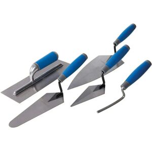 Silverline Softgrip Trowel Set - 5 Piece - Construction Tools Silverline Softgrip Trowel Set - 5 Piece - Construction Tools