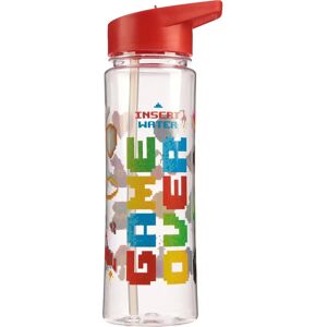 Puckator Game Over Water Bottle - Flip Straw - Water Bottle Puckator Game Over Water Bottle - Flip Straw - Water Bottle