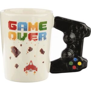 Puckator Game Over Caneca de cerâmica com design em pixels Puckator Game Over Caneca de cerâmica com design em pixels