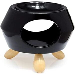 PUCKATOR Öl Brenner - Schwarz Keramik und Holz PUCKATOR Öl Brenner - Schwarz Keramik und Holz