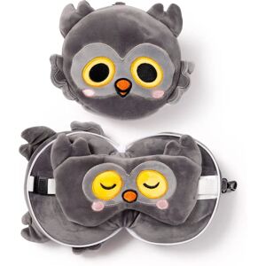 Relaxeazzz Set - Reis kussen & oogmasker - Uil Relaxeazzz Set - Reis kussen & oogmasker - Uil