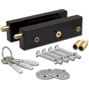 ASEC - Garage Door Bolt Locks Kit - Key Operated - Bolt Locks - Lock Kit ASEC - Garage Door Bolt Locks Kit - Key Operated - Bolt Locks - Lock Kit
