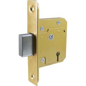 Asec As11317 Brass Deadlock - British Standard Deadlock - 76mm Asec As11317 Brass Deadlock - British Standard Deadlock - 76mm