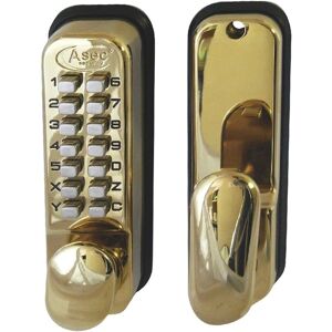Asec 2300 Series Digital Keypad Door Lock - Satin Chrome Asec 2300 Series Digital Keypad Door Lock - Satin Chrome
