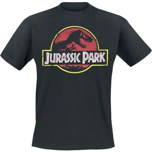 Jurassic Park - Logo Classique - T-Paita lyhythihaisena - S-5XL - Musta Jurassic Park - Logo Classique - T-Paita lyhythihaisena - S-5XL - Musta