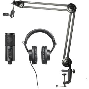Audio-Technica Creator Pack Svart PC-mikrofon - För streaming, podcasting och inspelning Audio-Technica Creator Pack Svart PC-mikrofon - För streaming, podcasting och inspelning