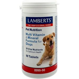 Lamberts Pet Nutrition Multi Vitamin & Mineral for Dogs Tablets - 90 Lamberts Pet Nutrition Multi Vitamin & Mineral for Dogs Tablets - 90