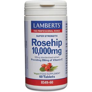 Lamberts Lamberts Rosehip 10,000 mg - Vitamin C - 60 Capsules Lamberts Lamberts Rosehip 10,000 mg - Vitamin C - 60 Capsules
